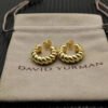 4D81210D-1E05-E9F0-F13B-112053456CE4.jpg Sculpted Cable Shrimp Earrings 18K Yellow Gold , 20.5mm