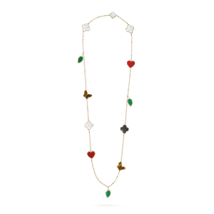 Lucky Alhambra long necklace, 12 motifs