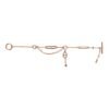 Hermes 18k Rose Gold Diamond Chaine d'Ancre Chaos XS Bracelet