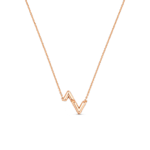 Volt Upside Down Pendant, Pink Gold