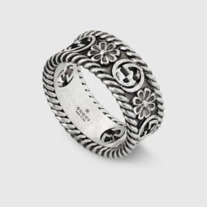 INTERLOCKING SILVER RING