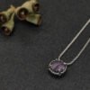 Petite Chatelaine&reg; Necklace Sterling Silver with Amethyst, 10mm