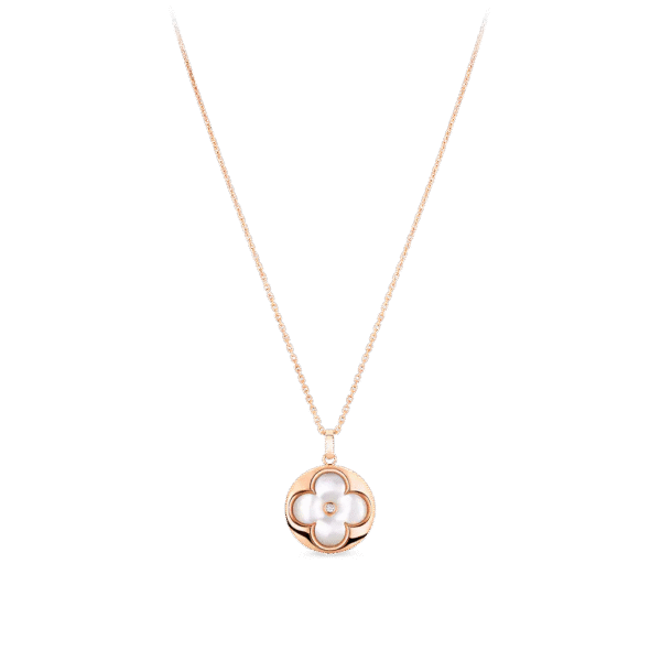 57F668D0-32BD-E21C-149A-82D9C5108849.png Color Blossom XL Medallion Pink Gold, White Mother-Of-Pearl and Diamond
