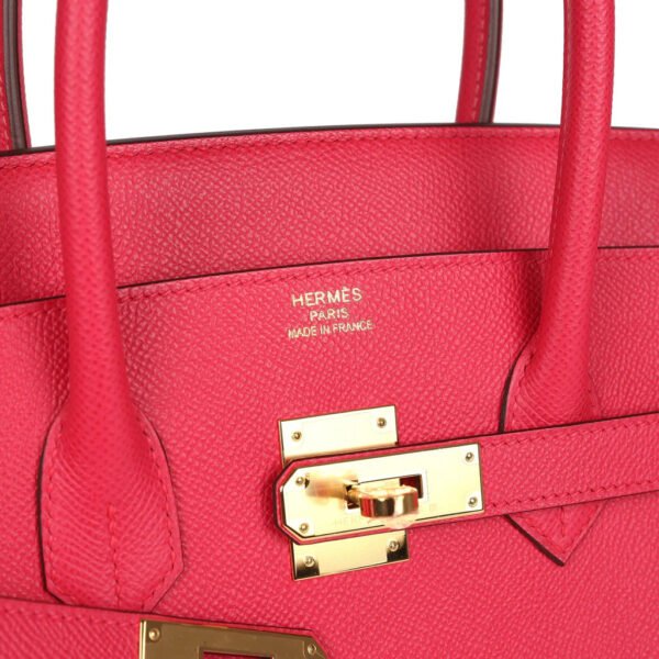 Birkin 30 Rose Extreme Epsom Gold Hardware