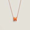 Mini Pop H pendant - Orange Soie
