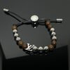 18K  Surfin' Brown Beads Bracelet