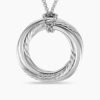 5C23DEB3-A9AF-DC9B-EDFC-D09A82B4A27D.jpg Pave Crossover Pendant Necklace 18K White Gold with Diamonds, 30mm