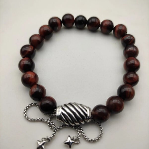 8MM Stretch Rock Crystal Bracelet