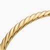 62EAD8AD-A12E-9634-238D-6A6824473FAC.jpg Sculpted Cable Bangle Bracelet 18K Yellow Gold, 6.2mm