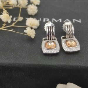 63D3A3DA-BED6-37FC-CFF1-663B757C91A0.jpg Albion® Drop Earrings Sterling Silver with Champagne Onyx and Diamonds