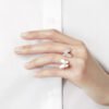 Two Butterfly Between the Finger ring