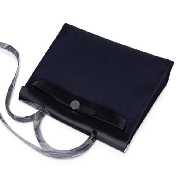 Herbag Zip Navy on Black 31 Militaire Canvas / Vache Hunter Leather