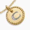 6660BC11-6B3C-21FA-C209-AD3BD45B9E1C.jpg Initial Charm Necklace 18K Yellow Gold with Diamond C