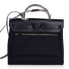 Herbag Zip Black on Black 31 Officier Canvas / Vache Hunter Leather
