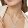 6835C49B-917E-977F-A986-4AE826F91F11.jpg Initial Charm Necklace Sterling Silver with Diamond L