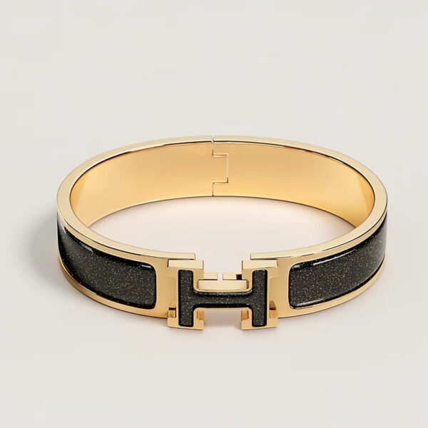 Hermes Clic H Glitter bracelet