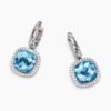 6A4B128E-68FA-E323-022A-9CAB392523E2.jpg Albion® Drop Earrings Sterling Silver with Blue Topaz and Diamonds
