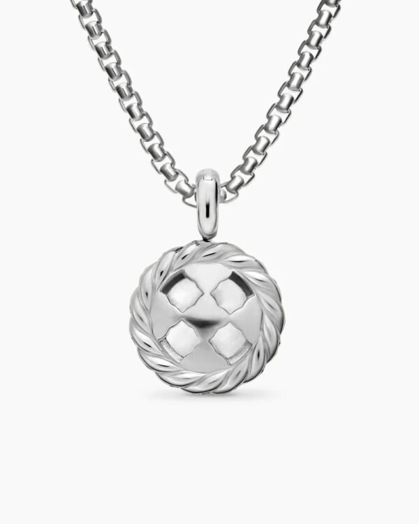 70F7CA5C-5427-F062-92B2-D544667154FA.jpg Pearl Classics Cable Halo Amulet Sterling Silver with Diamonds