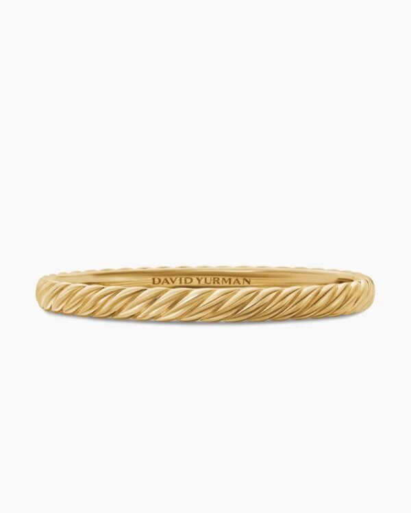 72DE8DE5-A268-7CF1-E6B1-F37C0BC983C9.jpg Sculpted Cable Bangle Bracelet 18K Yellow Gold, 6.2mm