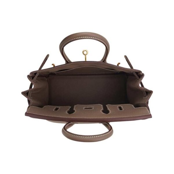 Birkin 25 Bag Etoupe Togo Leather with Gold Hardware