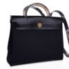 Herbag Zip Black on Black 31 Officier Canvas / Vache Hunter Leather