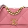 Lambskin Quilted Medium Chanel 19 Flap Light Pink