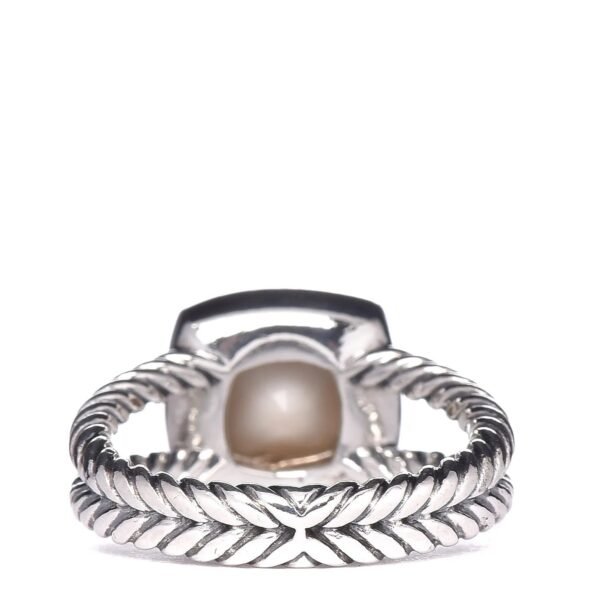 76BF1EC2-4AE0-88C2-B2F4-40E6876FC79F.jpg Sterling Silver Diamond White Agate 7mm Petite Albion Ring