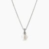 7BB4193A-25A3-AF0E-9436-BE641738EEF0.jpg Petite Solari Pendant Necklace 18K White Gold with Pearl and Diamonds, 11.5mm