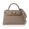 7D2CDAAC-6765-0EA0-A767-3F2BE990BDF6.jpg Kelly 20 Mini Sellier Bag Etoupe Limited Edition Epsom Gold Hardware