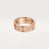 LOVE RING, DIAMOND-PAVED