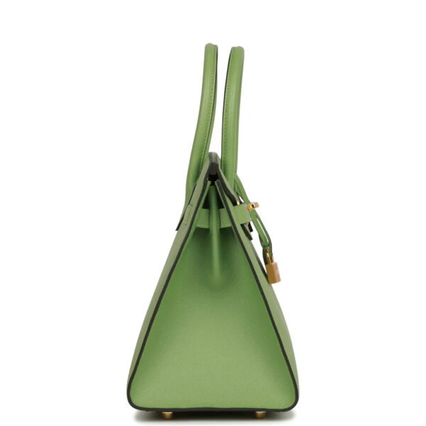 Birkin 35 Vert Criquet Epsom with Palladium Hardware