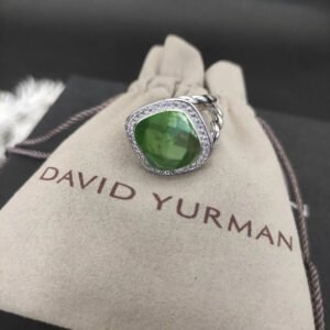 87D68260-8D88-A8B4-099D-054AC6062204.jpg Albion® Ring Sterling Silver with Prasiolite and Diamonds, 14mm