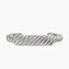 89C8A652-7F1A-BFB6-1631-7BAD0CE84D71.jpg Sculpted Cable Contour Bracelet Sterling Silver, 12.9mm