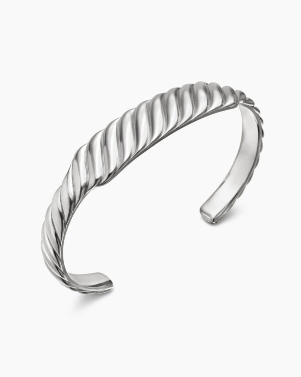 8B90A521-898F-4EF5-C054-2AC8E51BE660.jpg Sculpted Cable Contour Bracelet Sterling Silver, 12.9mm