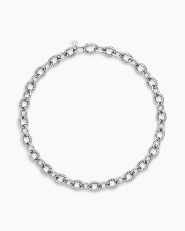 8C934772-18D1-C76E-0FCD-E199E6E242FA.jpg Oval Link Chain Necklace Sterling Silver, 16mm