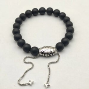 8MM Stretch Rock Crystal Bracelet