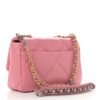 Lambskin Quilted Medium Chanel 19 Flap Light Pink