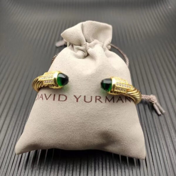 8E7640E6-B269-BBC0-549E-B7DA814FC2E9.jpg 7mm Cable Bracelet with Peridot & Diamond Accents