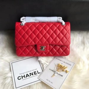 8EA078E4-7EFC-154B-721C-D0BDB8958604.jpg Chanel 1112 Red Medium Size 2.55 Lambskin Leather Flap Bag