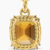 Marbella Pendant 18K Yellow Gold with Citrine, 22mm