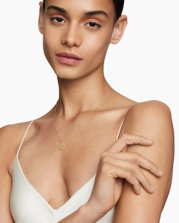 8F11839C-DB4D-E57F-8BA3-BD492AB639A4.jpg Initial Charm Necklace 18K Yellow Gold with Diamond J