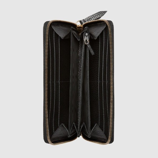 LEATHER ZIP AROUND WALLET