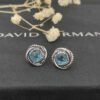 907E2622-C29F-84C4-2CDF-5041F731F76F.jpg Infinity Stud Earrings Sterling Silver with Blue Topaz, 13mm