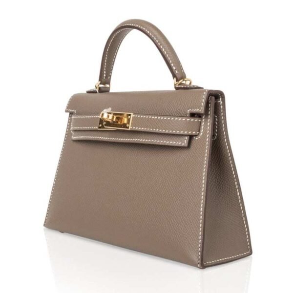 90F25937-44EB-4EF8-CF8B-893BB8054F1B.jpg Kelly 20 Mini Sellier Bag Etoupe Limited Edition Epsom Gold Hardware
