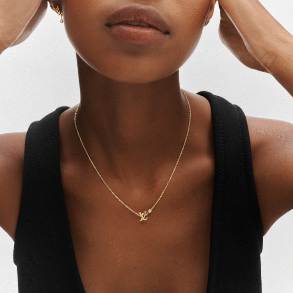 Idylle Blossom  Pendant, Yellow gold and diamond