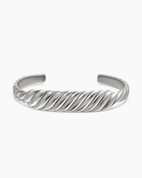 96A011D6-941C-9BB8-6169-1CDD387B0B75.jpg Sculpted Cable Contour Bracelet Sterling Silver, 12.9mm
