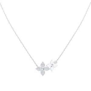 9845C5F3-7C30-E01A-8C01-B1CD5F4A5CCB.png Star Blossom Necklace, White Gold, Diamonds