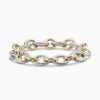 999D70F0-739C-0016-6ABC-DF5846E2CA37.jpg Oval Link Chain Bracelet Sterling Silver with 18K Yellow Gold, 12mm - 19cm