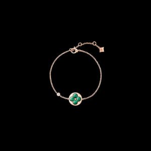9A173BB4-1AA5-DE03-5E8D-39BA066D0CF0.jpg Color Blossom BB Sun Bracelet, Pink Gold, Malachite and Diamond