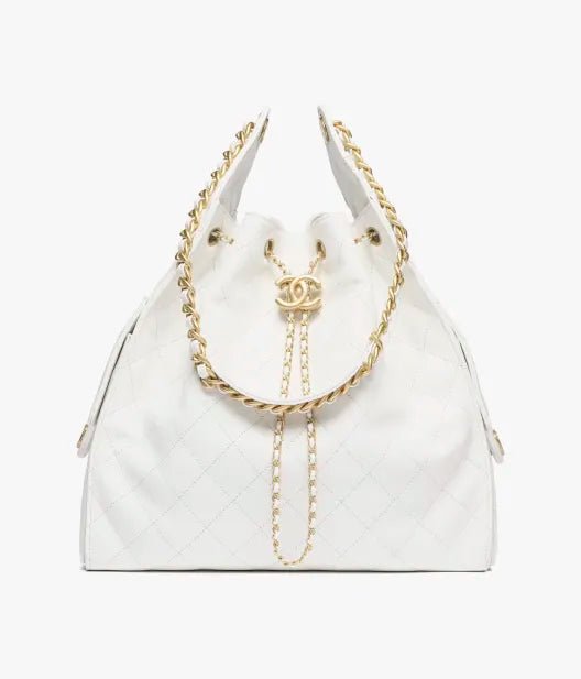 CHANEL 25 medium bag(White)